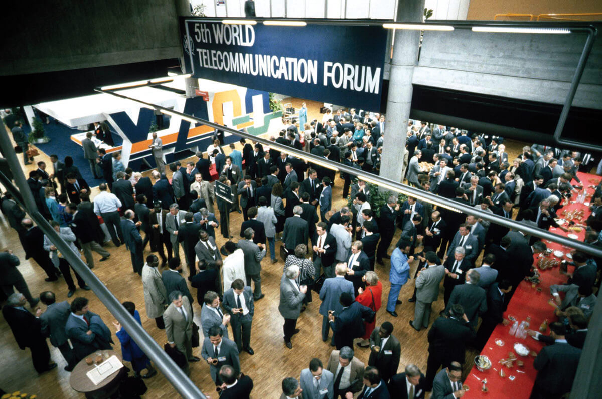 By 1987, the Forum had expanded to five parts: Executive telecommunication policy symposium, Technical symposium, Legal symposium, Symposium on economic and financial issues relating to telecommunications, Symposium on regional network development and cooperation