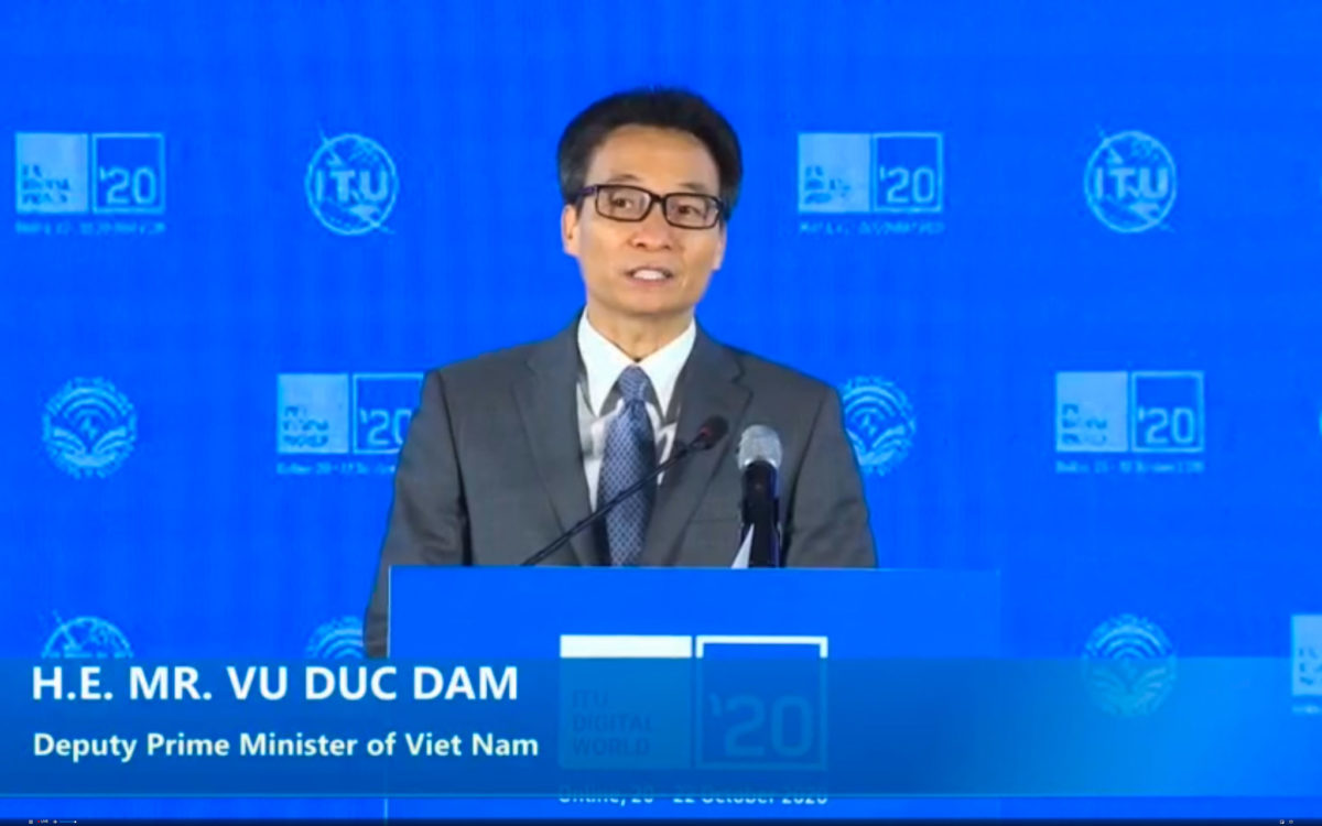 Ha Noi: H.E. Mr. VU DUC DAM, Deputy Prime Minister, Viet Nam ITU Virtual Digital World 2020