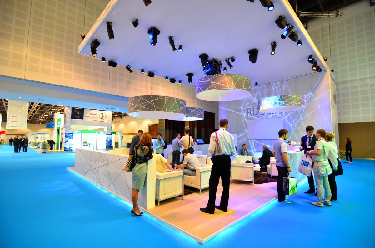 Dubai: National pavilion of Russia in Show Floor